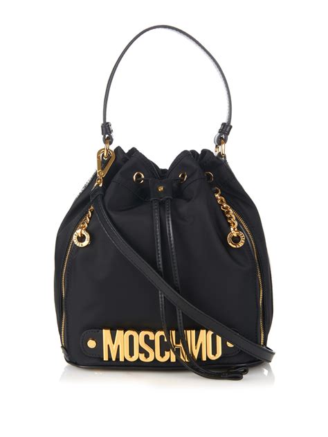 moschino bucket bag